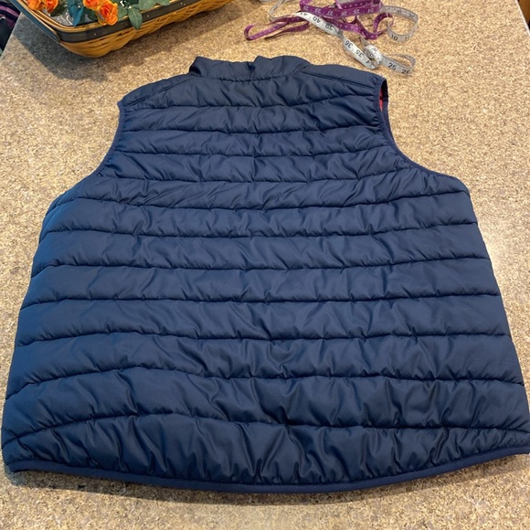 Nike NFL Team Apparel New England Patriots WITH FLAWS Reversible Puffy Vest XL - Picture 6 of 15